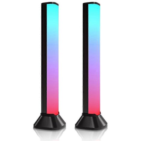 Ambiente-led-streifen Fürs Auto, Farbenfrohes, Rhythmisches Licht, Dekorative Lampe, Musik- Und Rhythmusaktivierung – 2er-pack