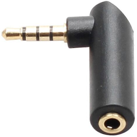 3,5-mm-klinkenstecker-auf-klinkenbuchse-adapter (90° Abgewinkelt)