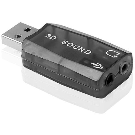 Usb-auf-3,5-mm-audioadapter, Usb-auf-aux-adapter Für Mikrofon Und Kopfhörer, Externe 3d-soundkarte