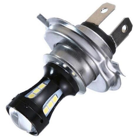 H4 Motorrad-scheinwerferlampe, Fern-/abblendlicht, Nebelscheinwerfer, 18 Smd, 950 Lm, 6000 K
