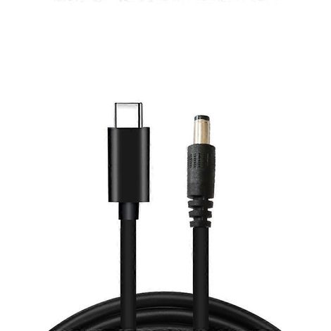 Usb-c/type-c Pd Auf 12v 5,5 X 2,5 Mm Stromkabel, Üblicherweise Für Laptop-led-beleuchtung Verwendet – 1 M