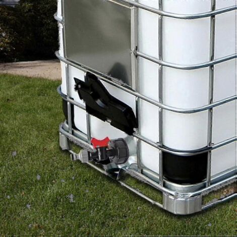 1000-liter-ibc-wassertank Mit S60x6-adapterventil Und 3/4-zoll-hahn (nur Hahn) Serienmäßig