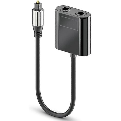 Tv-glasfaser-digital-audio-splitter-kabeladapter