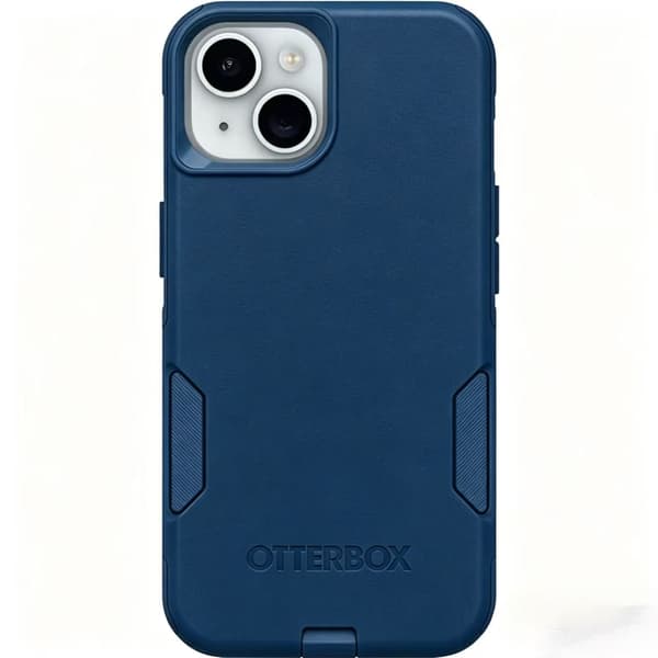 【nx】otterbox Schutzhülle Für Iphone 17e/16e/15/14/13 Der Commuter-serie, Schwarz, Schlank Und Robust, Passt In Jede Tasche, Mit Blauen Anschlussabdeckungen