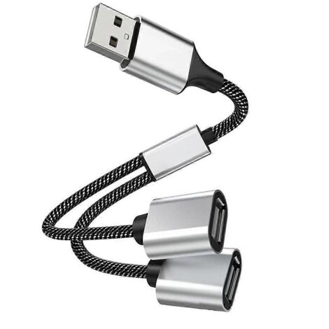 Usb-splitterkabel, Usb/typ-c-verlängerungsstecker 1 Stecker Auf 2/3 Buchsen – Usb Auf 2 Usb