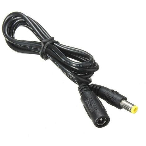 Verlängerungskabel Mit 5,5 Mm X 2,1 Mm Stecker (männlich/weiblich) – Länge: 1,2 M