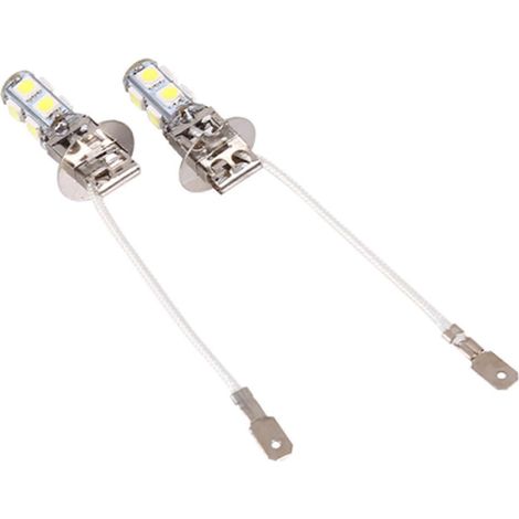 2x H3 5050 Weiß 9 Smd Led Dc12v Auto Nebelscheinwerfer Led-lampen 6500k