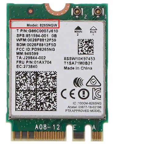 Dualband-ac-8265-wlan-karte (8265ac Ngff) Für Intel 8265ngw Für M.2 Ngff