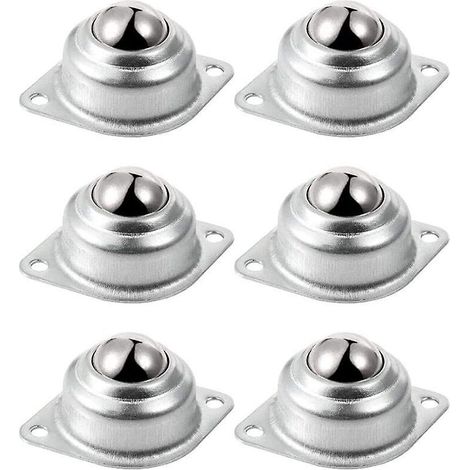 6 Stück Möbelrollen, 16 Mm Universal-kugellagerrollen, Tragfähigkeit 20 Kg