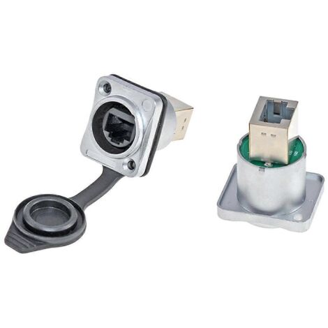 Geschirmt Mit Rj45-druckknopfanschluss, Ohne Rj45-druckknopfhalterung, A--