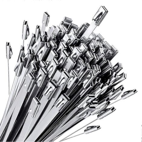 Packung Mit 100 Drahtgitterzaunclips, Für Außenzäune In Gärten, Auf Bauernhöfen Und In Tierkäfigen.