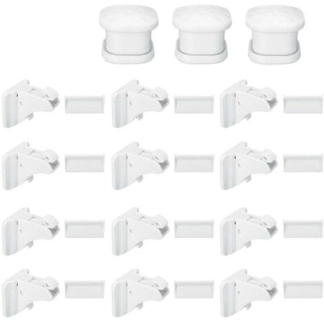 Set Mit 30 Magnetschlössern Für Schränke, Schubladen Und Regale, Kindersicherheit.