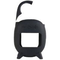Schwarze Silikonhülle Für Den Clip 5 Bluetooth-lautsprecher