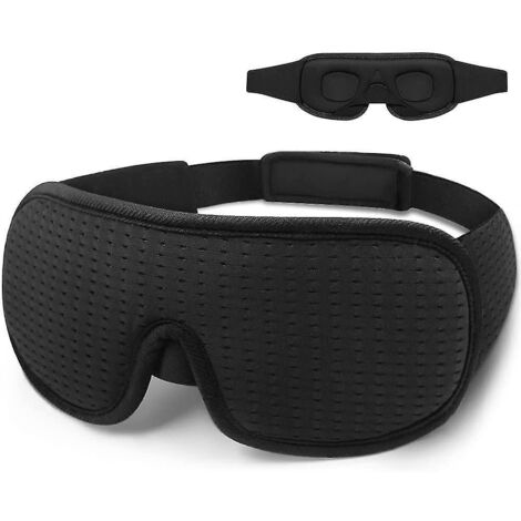Schlafmaske Für Männer Und Frauen, Konturierte 3d-schlafmaske, Vorgeformte Konkave Nachtmaske, 100% Verdunkelungsmaske, Weiche Und Bequeme Schlafmaske.