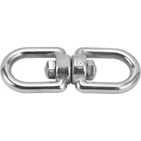 M12-verbinder Für Schaukel-/hängesessel, Doppelköpfiger Drehring Aus Korrosionsbeständigem Edelstahl 304
