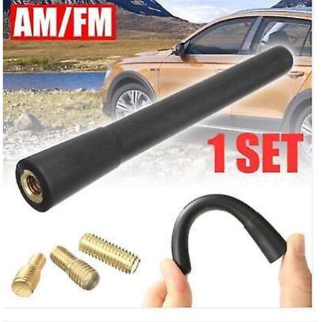 Kurze Mini-autoantenne Mit Leistungsstarker Fm/am/dab-empfangsfunktion