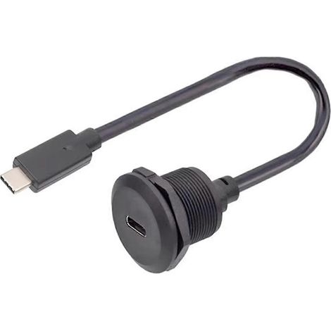 Usb-typ-c 3.1-ladeanschluss (weiblich Auf Männlich), Typ-c-datenanschluss