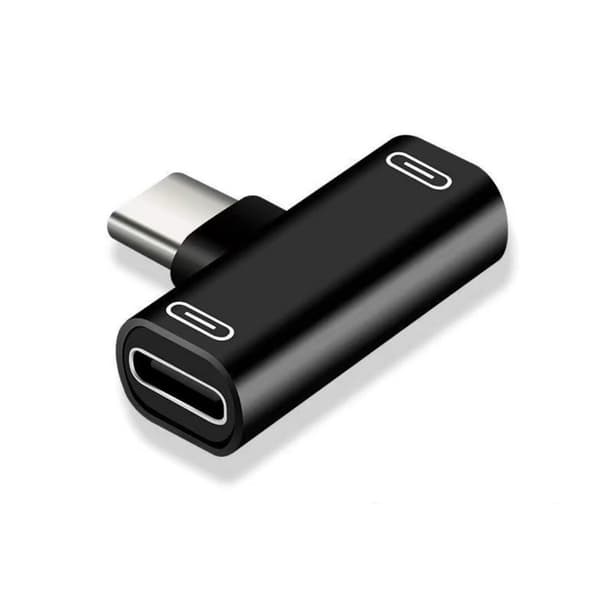 2 Usb-c- Und Dual-usb-c-adapter Ermöglichen Gleichzeitiges Laden Und Musikwiedergabe.