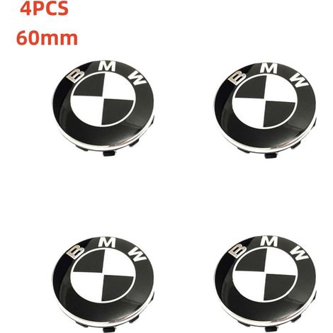 Nuria – Bmw 60-mm-radnabenkappe – Radnabenkappe – Passend Als Ersatz Für Bmw-radnabenkappen – Schwarz Und Weiß