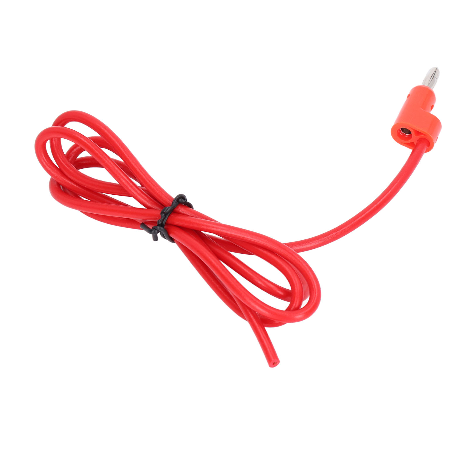 Lötfreies 4-mm-bananenstecker-testkabel (stecker-stecker), Messing, Rot, Elektrische Messleitung J.70005