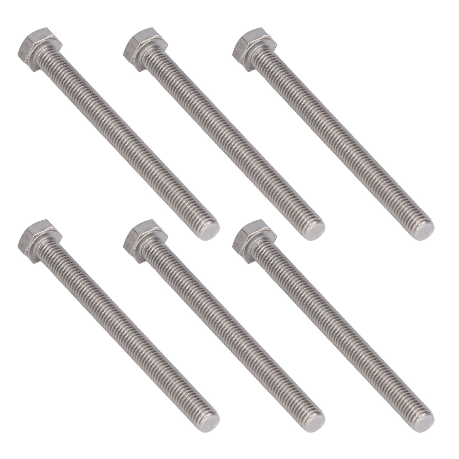 20 Grobgewinde-maschinenschrauben, Vollgewindeschrauben Aus Edelstahl A2, M10x1,5 Din 933, Länge 90 Mm, 20er-packung