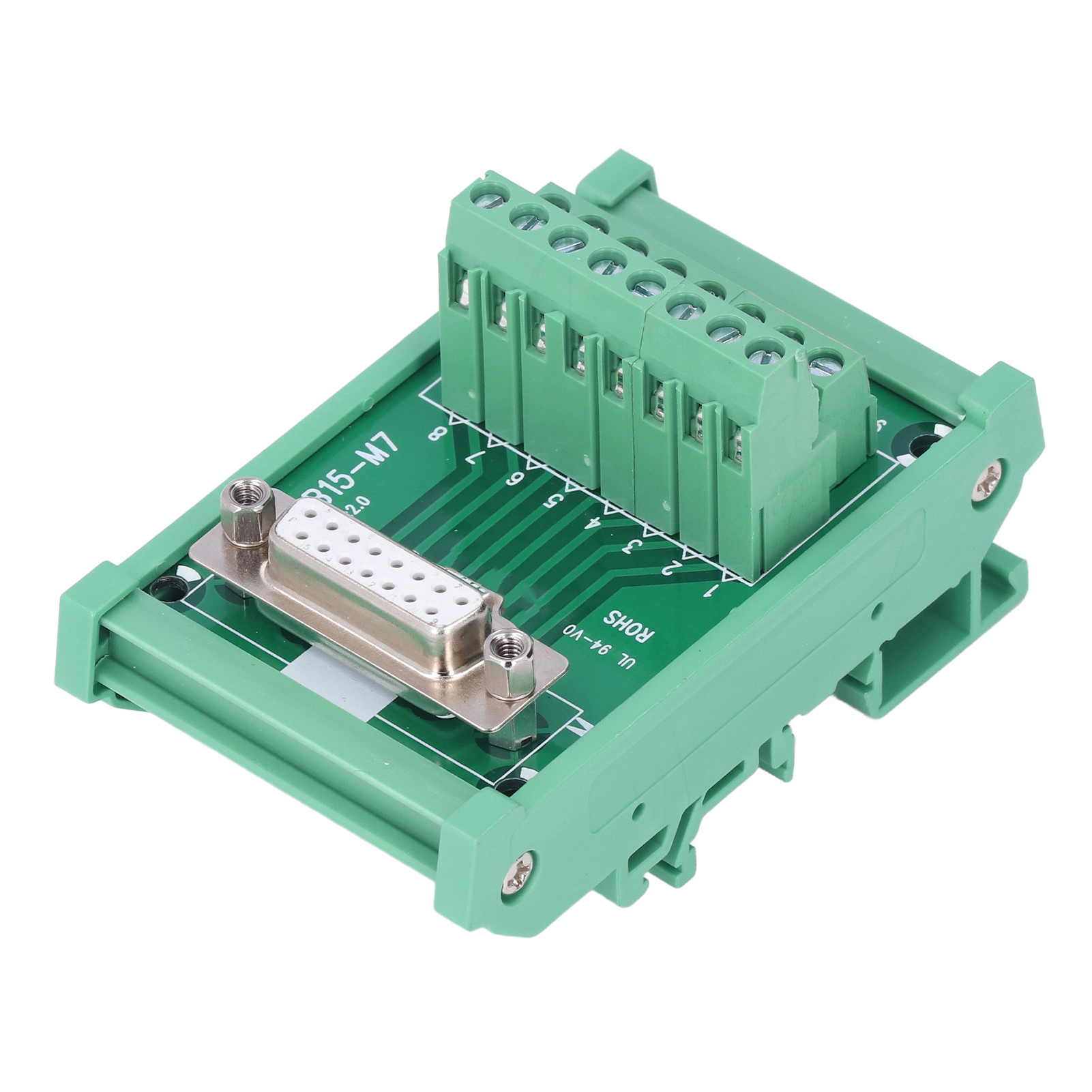 Kupfer-leiterplatten-klemmenblock, Bedruckte Etiketten, Kompakt, 0,8 A/pin, 0,2 Nm Drehmoment, 60-v-dc-verteilermodul (buchse)