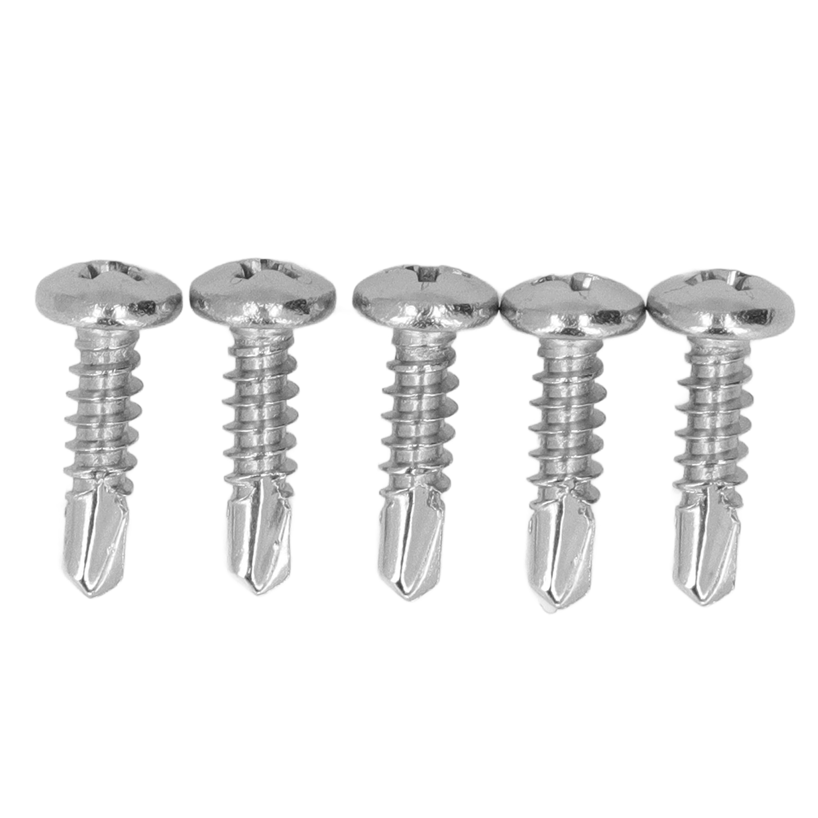 Selbstbohrende Holzschrauben Mit Rundkopf M4,2x16, Packung Mit 200 Stück Aus Edelstahl 304, Robuste Edelstahlbefestigung Für Metall, Langlebige Profischrauben.