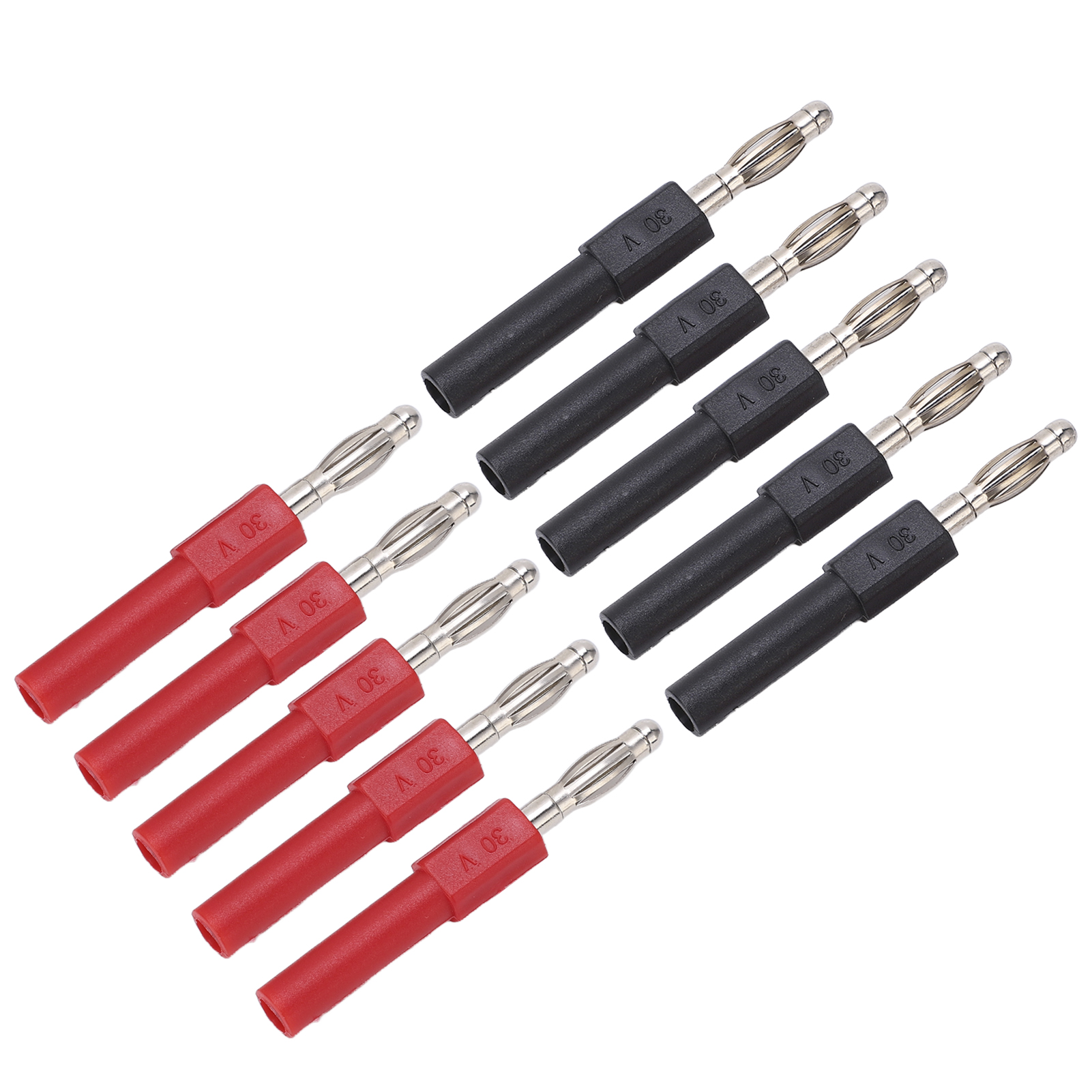 Packung Mit 5 Bananenstecker-adaptern, 4 Mm Stecker Auf 2 Mm Buchse, J.20012-anschluss Für Multimeter, Prüfbuchse, Elektrische Verbindung