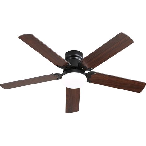 42-zoll-deckenventilator, 18-w-led-beleuchtung Mit Fernbedienung, Leiser Gleichstrommotor, Timerfunktion Und Integrierter Lichtspeicher.
