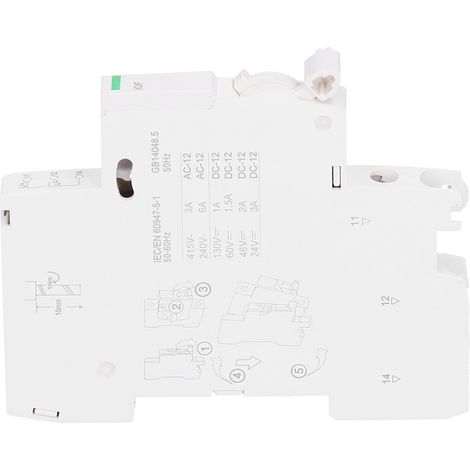 Hilfskontakt Für 1no+1nc-leistungsschalter, Kompatibel Mit Ic65 Ac240v Ac415v/dc130v/dc60v/dc48v/dc24v