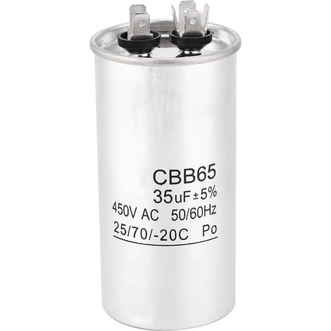Cbb65 450v 35µf Kondensator, Aluminiumfolie, Klimaanlagenstarter