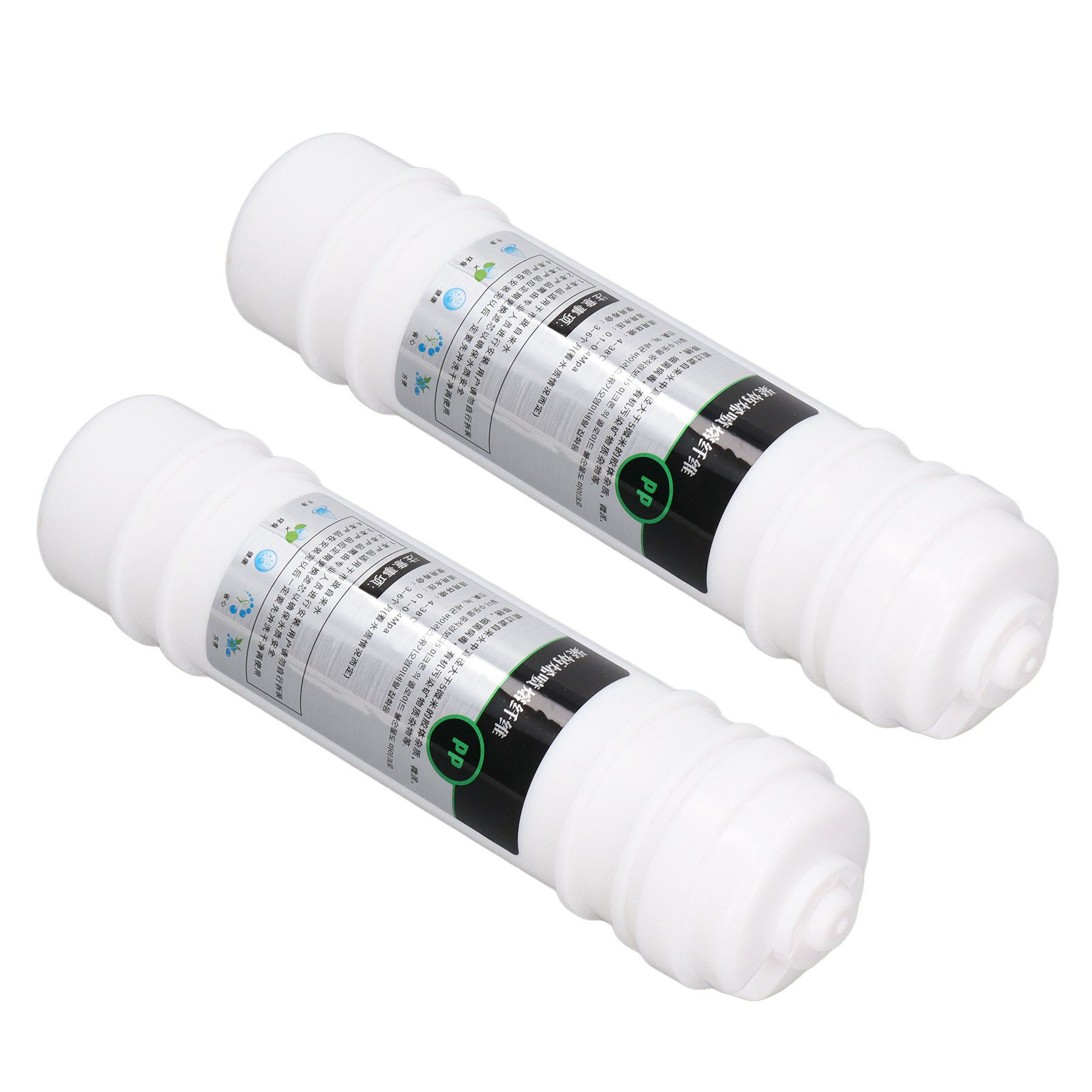 10-zoll-pp-baumwoll-wasserfilterkartusche, 2er-pack, Universeller Schnellanschluss, Kompatibler Ersatz Für Wasserreiniger