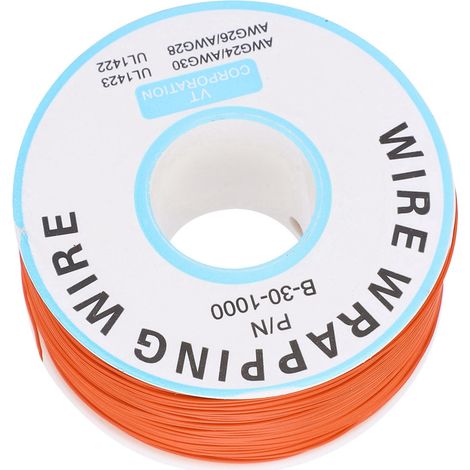 Orangefarbener, Einadriger Kupferdraht Für Elektronische Verbindungen, Leiterplatten-bondingkabel