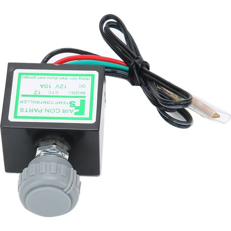Elektronischer 12-v-thermostat Für Kfz-klimaanlage, 10-a-temperaturreglerschalter, Kfz-zubehör