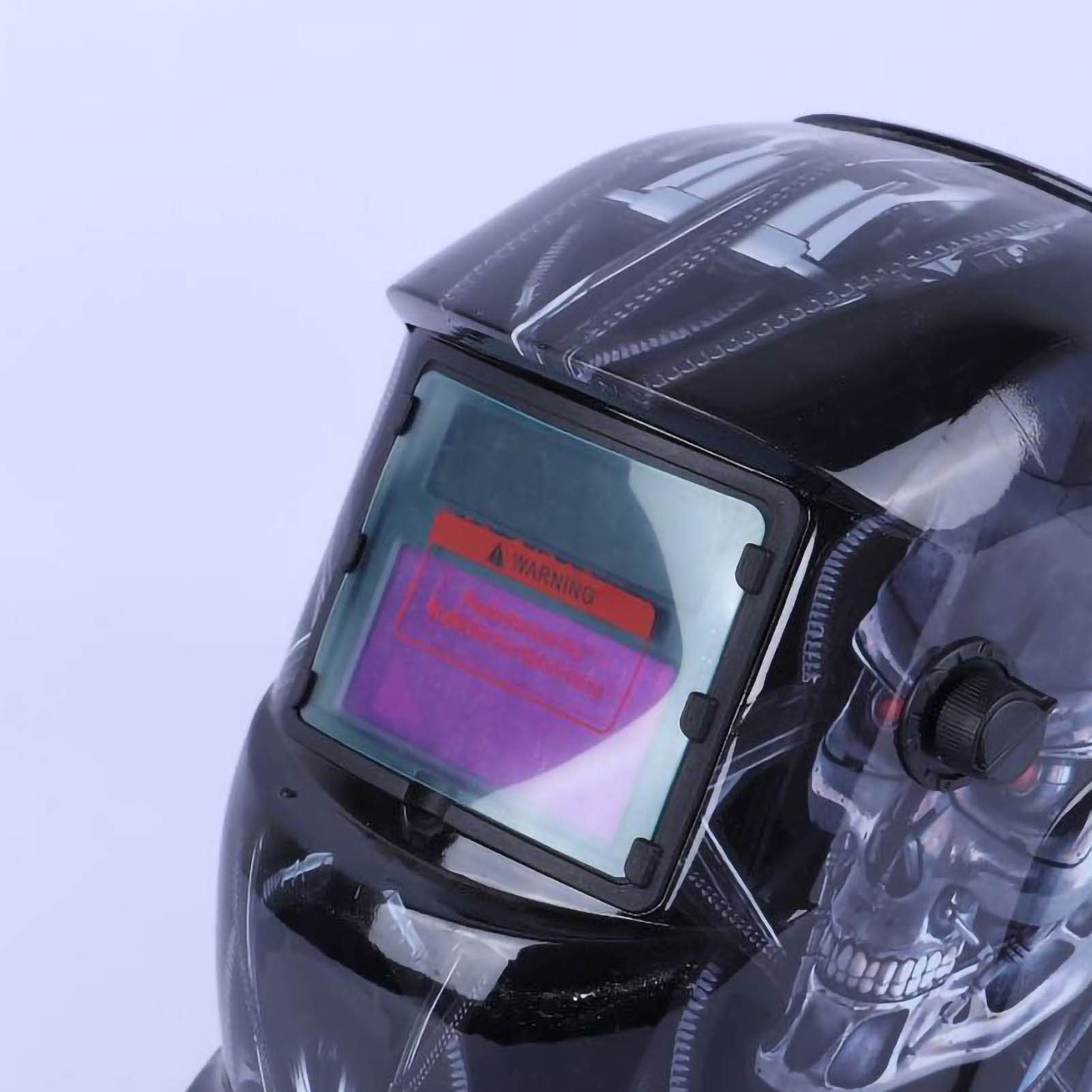 Lcd-schweißhelm Mit Automatischer Abdunkelung, Aufklappbarem Klappdeckel, Isolierendem Frontschutz, Modell 2