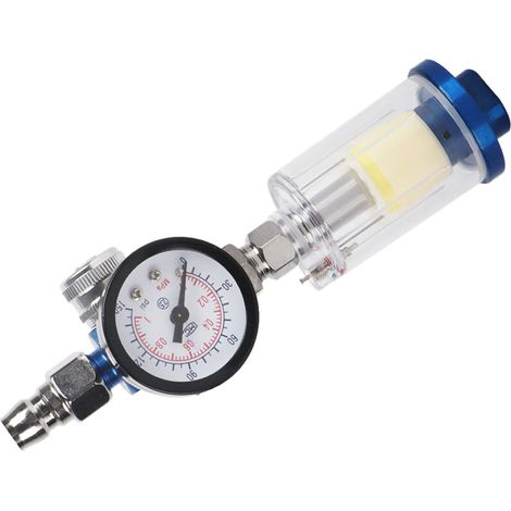 1/4-zoll-luftregler Mit Manometer, Öl-wasser-abscheider Und Filter Für Farbpistole