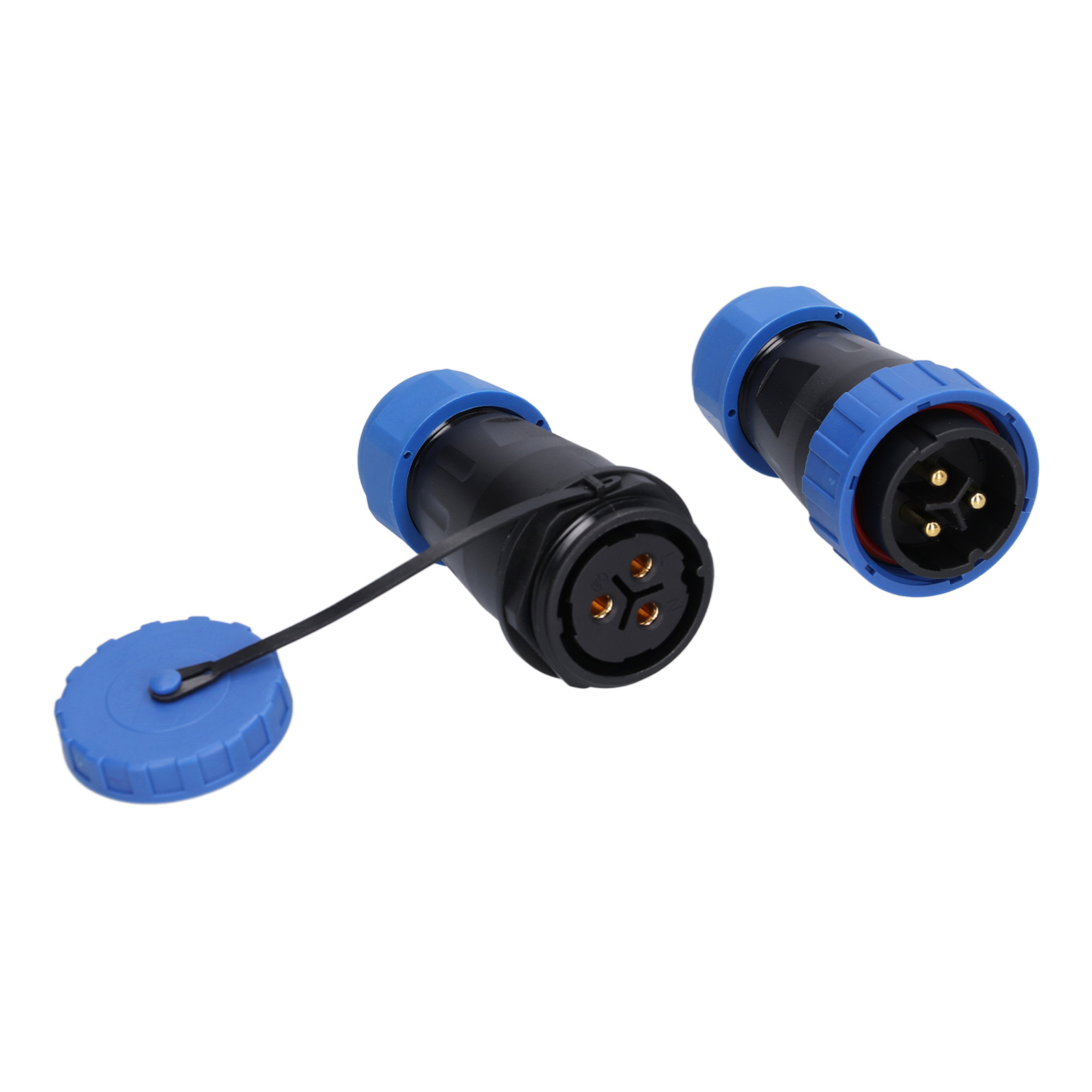 Ip68 Wasserdichter Lötfreier Stecker, 250v 45a Luftfahrt-buchse-stecker-paar, 3-polig Lp283, Schnellstecker.