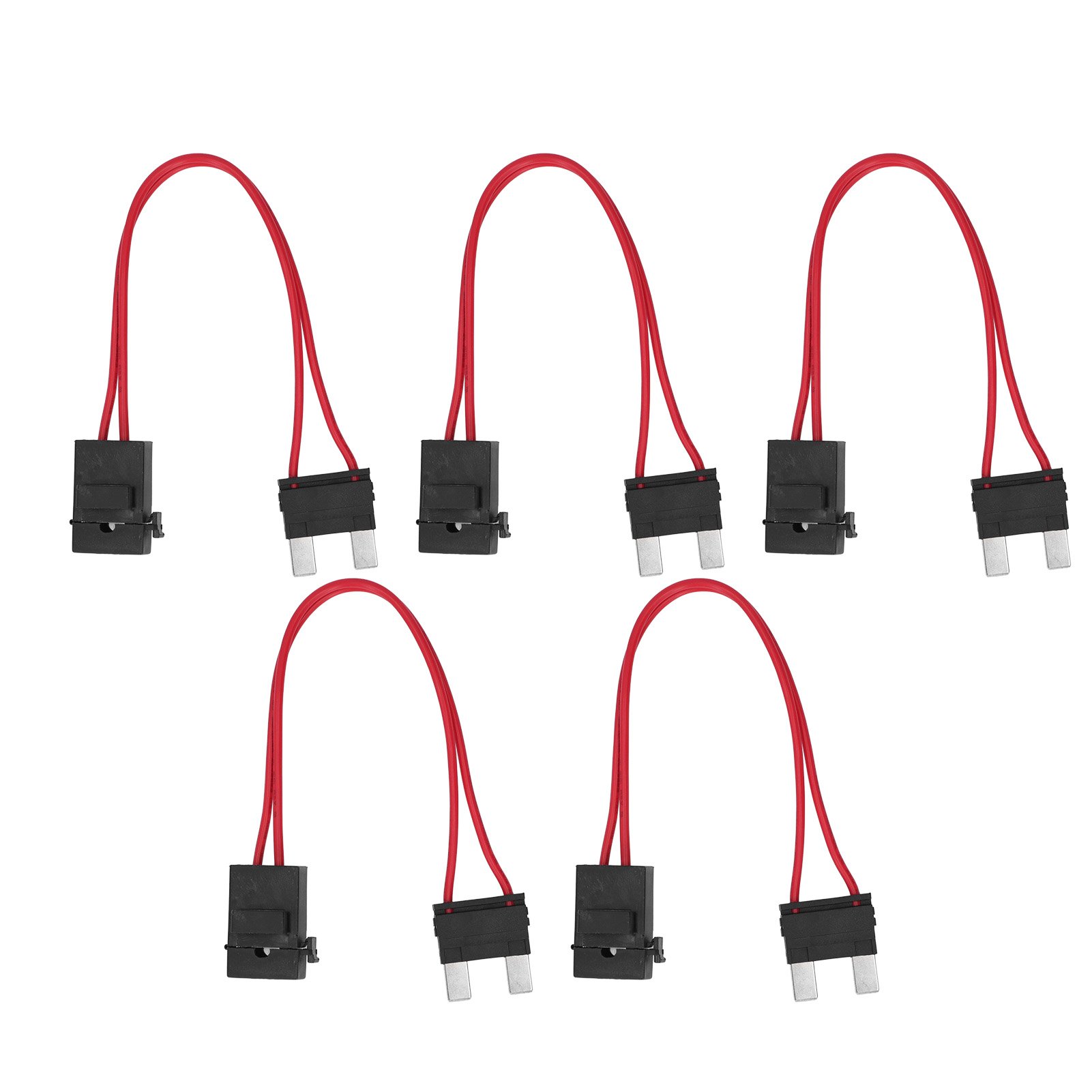 5er-pack Atm-sicherungen 20a 16awg, Robuster Mini-sicherungshalter Für Autos, 29,2 Mm Kabelverlängerung, Kfz-elektrikstecker, 5er-pack