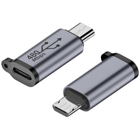 Usb-c-buchse Auf Micro-usb-stecker-adapter – Typ-c-zu-micro-usb-konverter