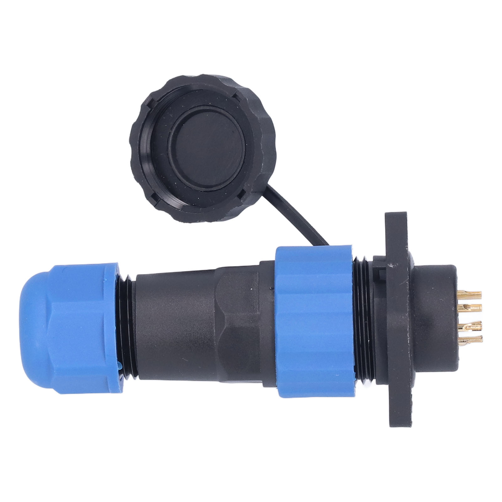 Sp208 Wasserdichter Elektrischer Steckverbinder, 250 V 5 A Quadratischer Luftfahrt-lötstecker, 2-poliger Industrieadapter, Stecker/buchse Für Verkabelung