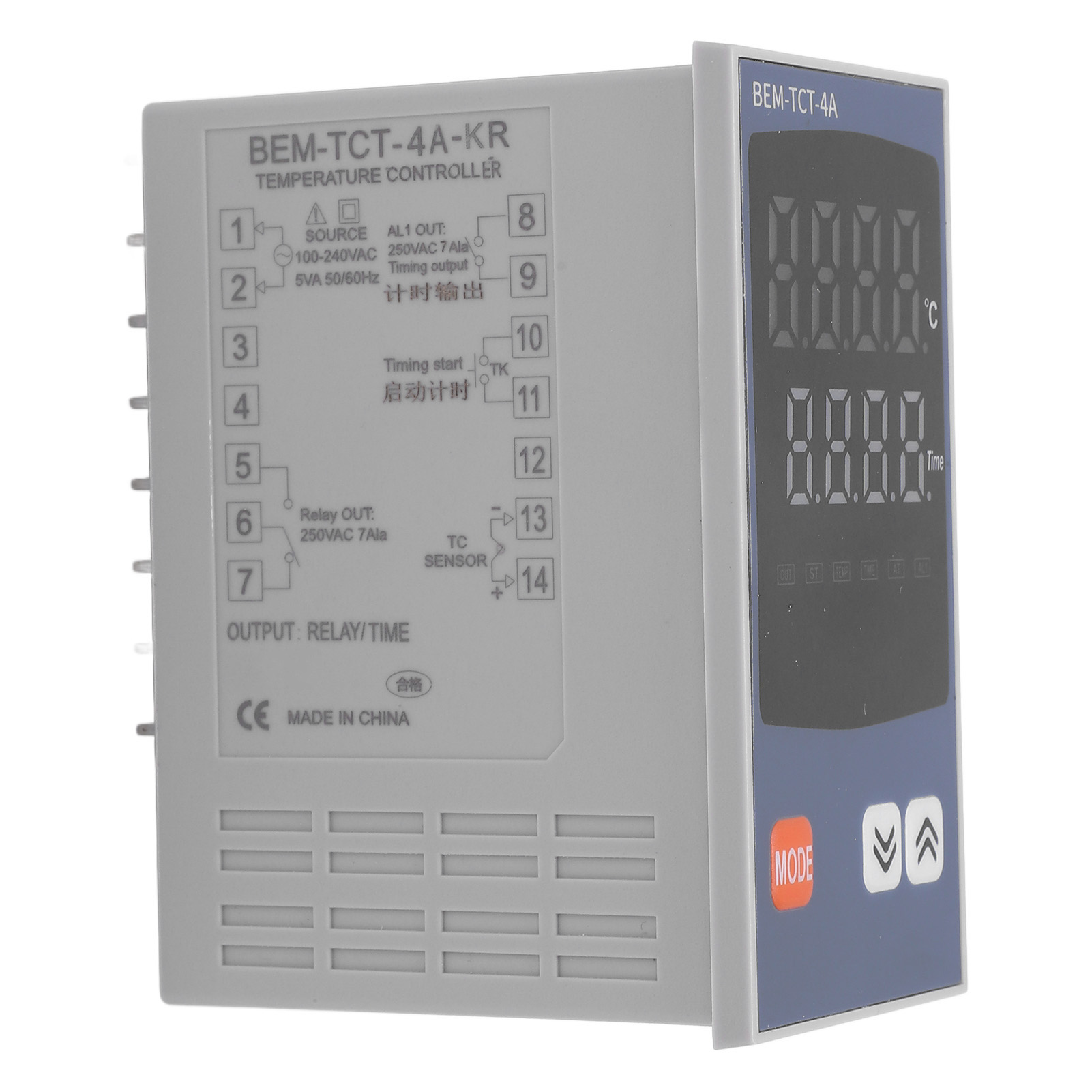 Berm Digitalthermostat Für Heizpressen, 100–240 V Temperaturregler, Digitalanzeige, Präziser Temperaturregler