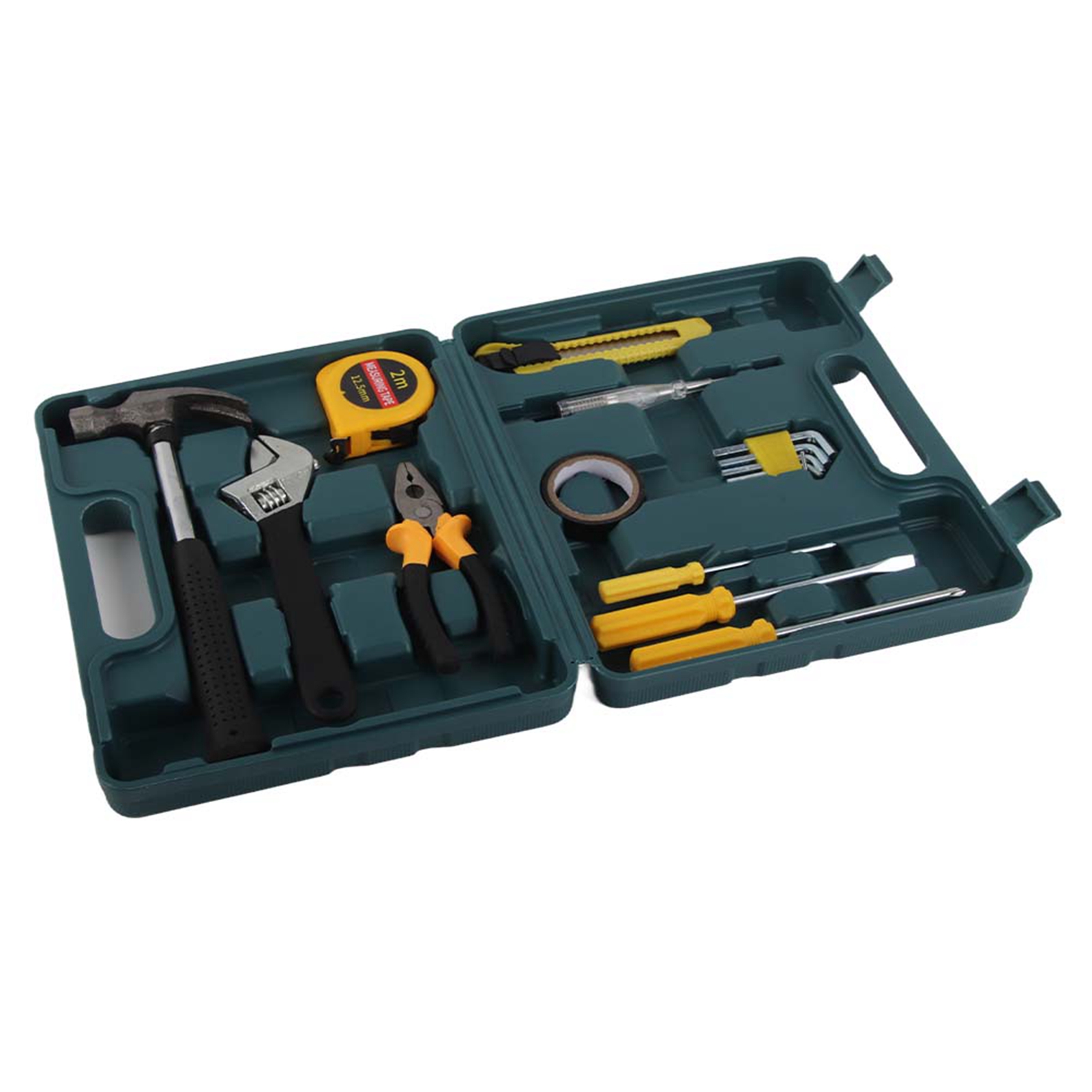 16-teiliges Haushaltsreparatur-werkzeugset Mit Aufbewahrungskoffer, Auto- Und Hauswartungsset, Komplettes Heimwerkerset.