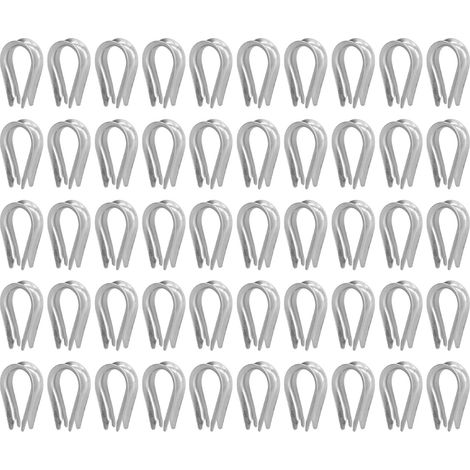 50 Stück 3-mm-kabelschuhe Aus Edelstahl, Werkzeuge Für Die Schiffsmontage Im Schiffbau