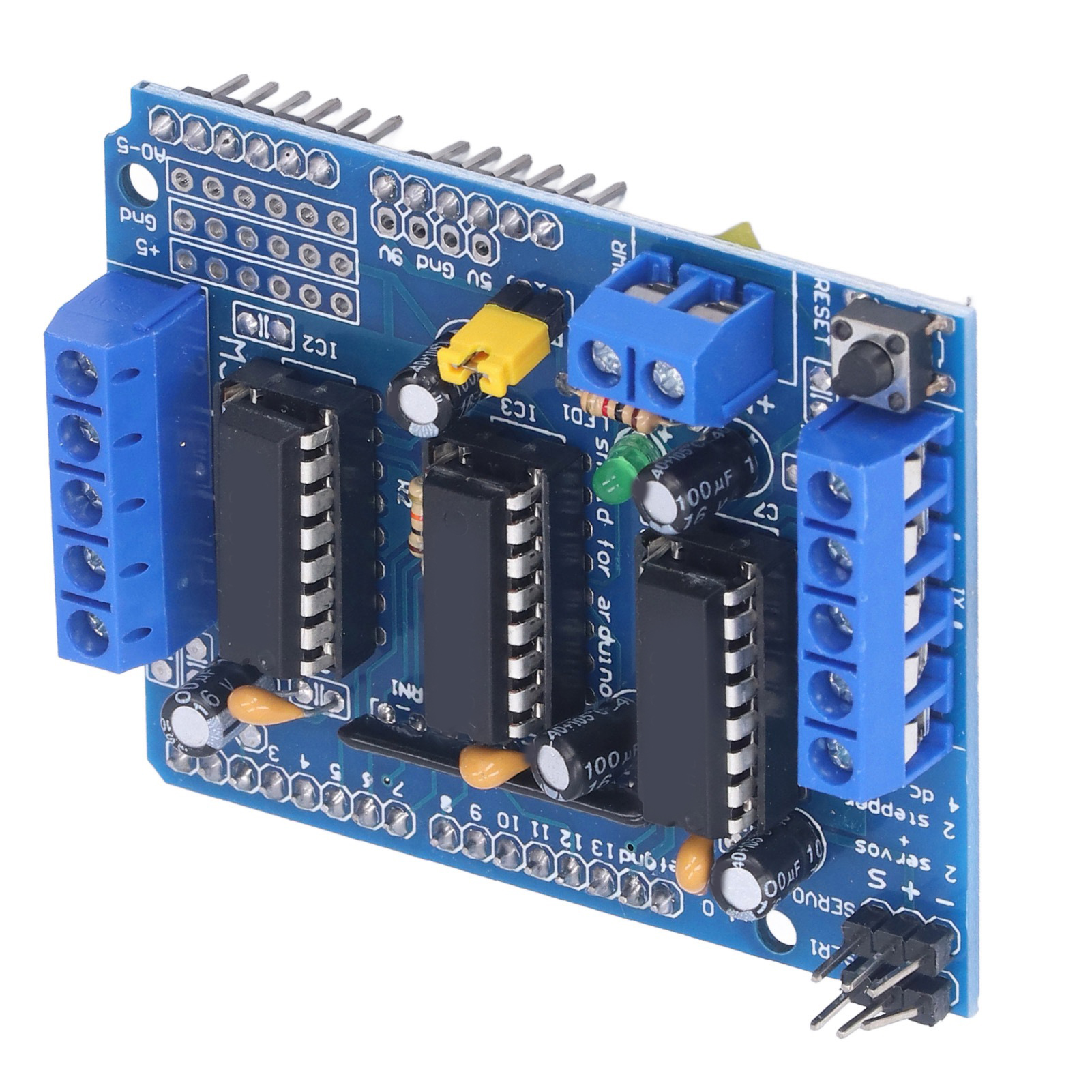 L293d Motorsteuermodul, Schrittmotortreiberplatine, Duemilanove-kompatible Erweiterung, Pwm-controller, Dual-h-brücke, 5 V/12 V, Für Robotik Und Diy