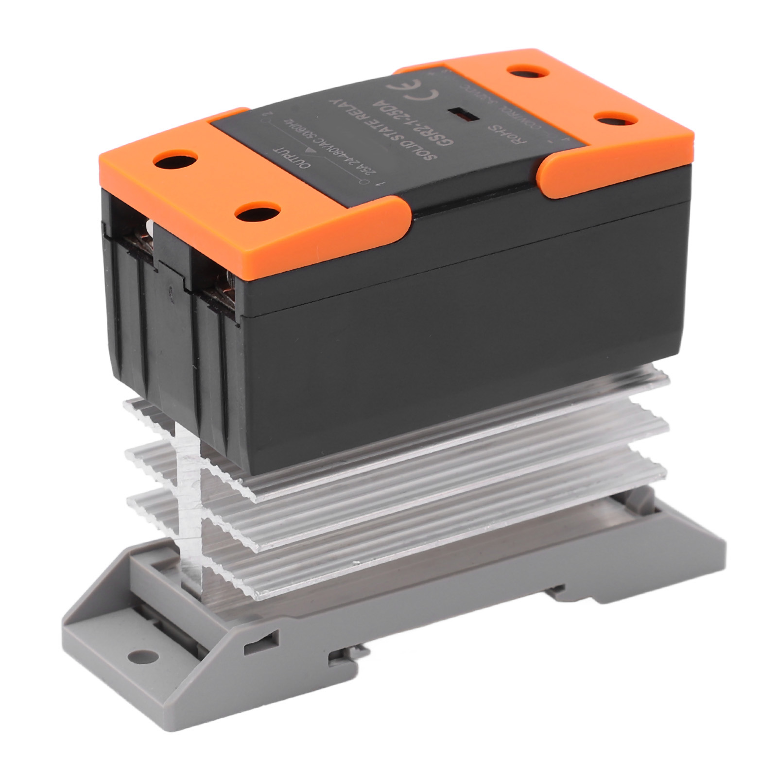 Halbleiterrelais (ssr) Mit Dc-eingang 3-32v Und Ac-ausgang 24-480v, Mit Kühlkörper Für Den Heimgebrauch