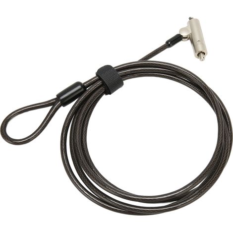 Security Cable For Laptops, Adjustable Length, Anti-cut, Supplied With 3 Keys, Perfect For Professional Use, Public Spaces And Travel.