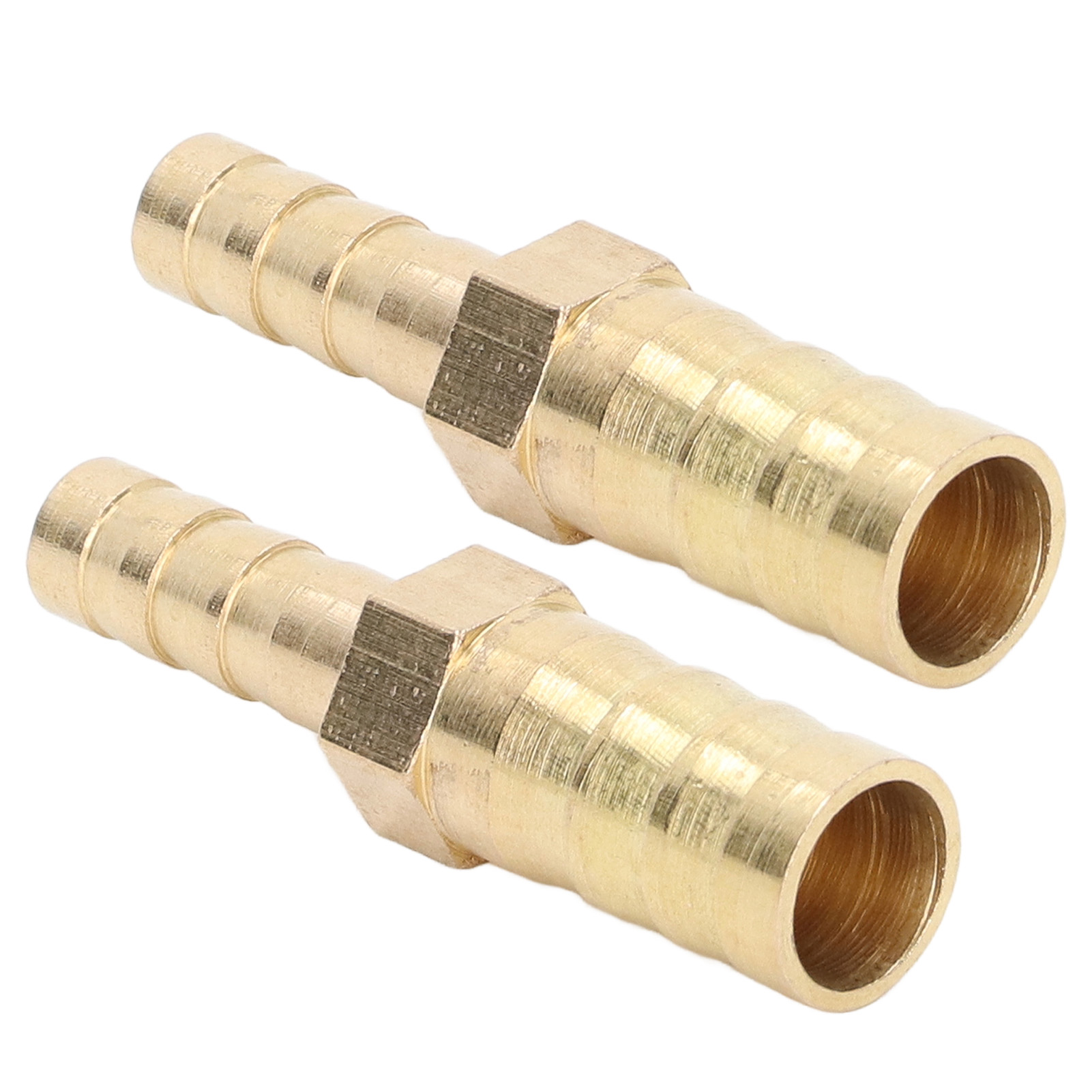 Messing-schlauchanschluss, Sechskant-reduzierstück 10 Mm (3/8") Auf 6 Mm (1/4"), Gewindeschlauchverbinder, 2er-packung, 10x6 Mm Schlauchverschraubung.