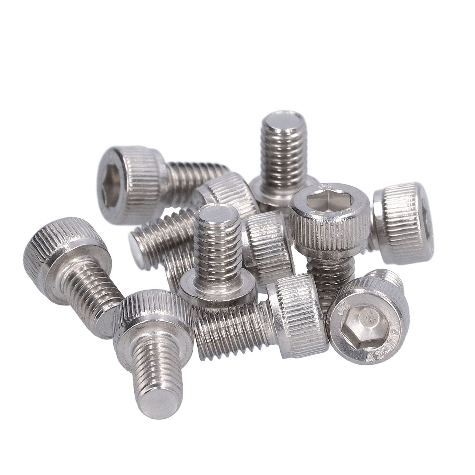 Packung Mit 30 M6x10 Innensechskantschrauben, Schrauben Aus Edelstahl 304 A2-70, Sechskantköpfe, Din 912-norm, Robuste Befestigung Für Verschiedene Baugruppen.