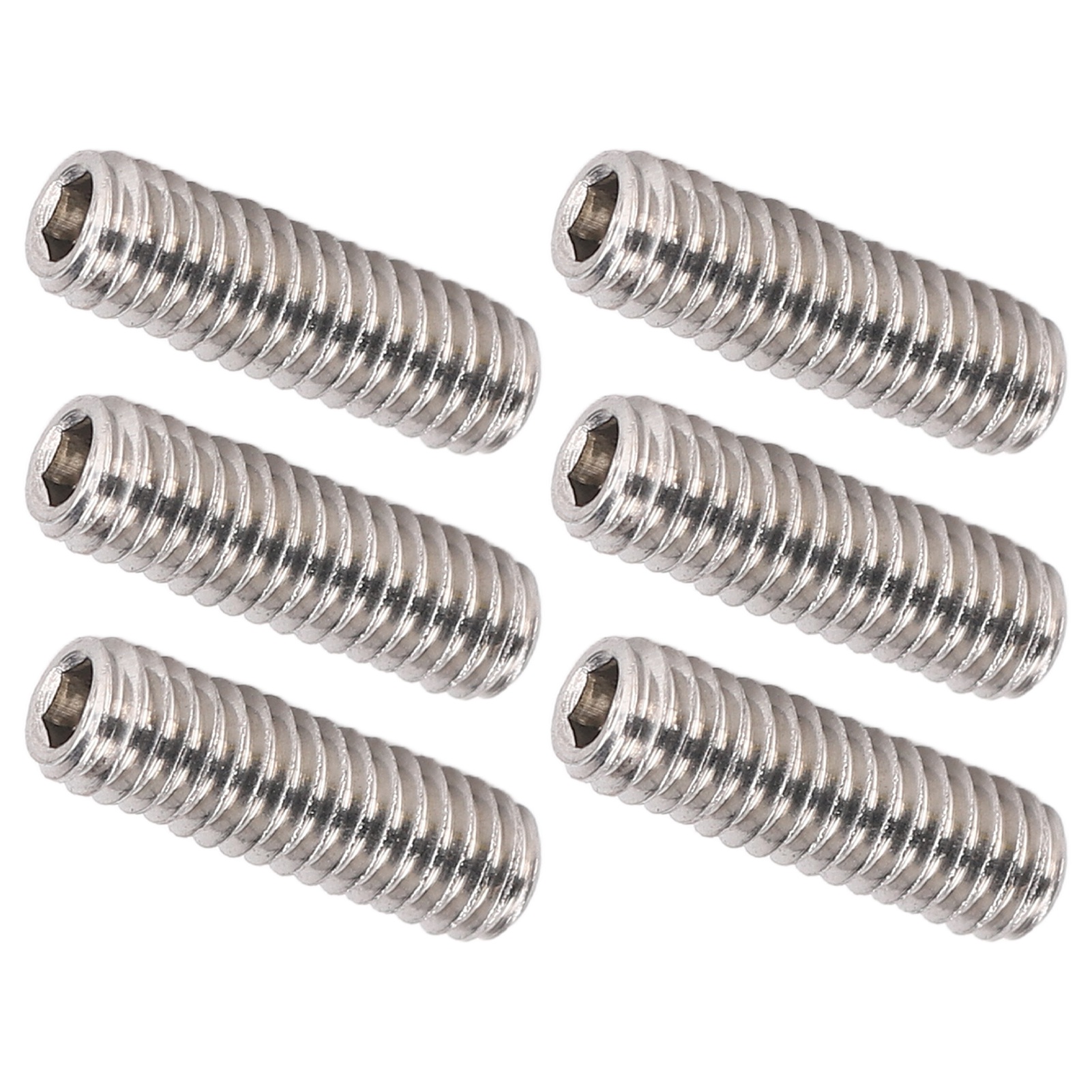 Packung Mit 50 A2-70 Edelstahl-gewindestiften, Sortiertes Befestigungsset M2,5x8, Präzisionsschrauben