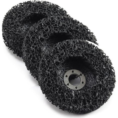 Set Mit 3 Elastischen Harzschleifscheiben (4,5 Zoll, 85 G) Zum Schleifen Von Holz, Metall Und Stein, Zum Entlacken Und Zum Entfernen Von Rost